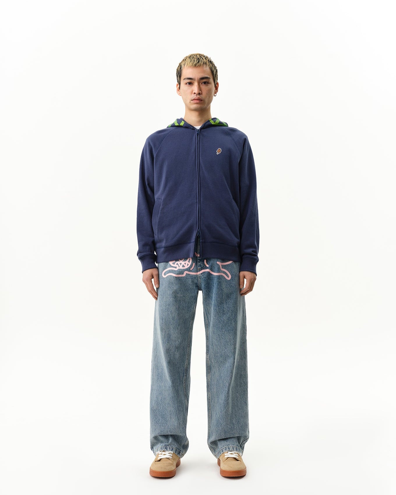 Gradient Smiley Zip Through Hood - Image 2