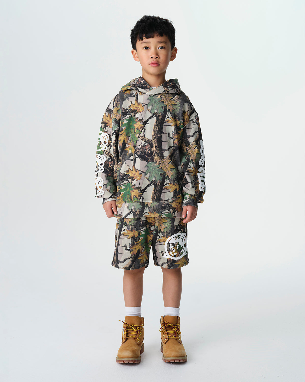 Kids Tree Camo Popover Hood - Image 2