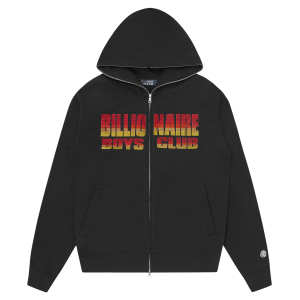 Straight Logo Gradient Diamonte Popover Hood