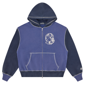 Indigo Oversized College Zip Through