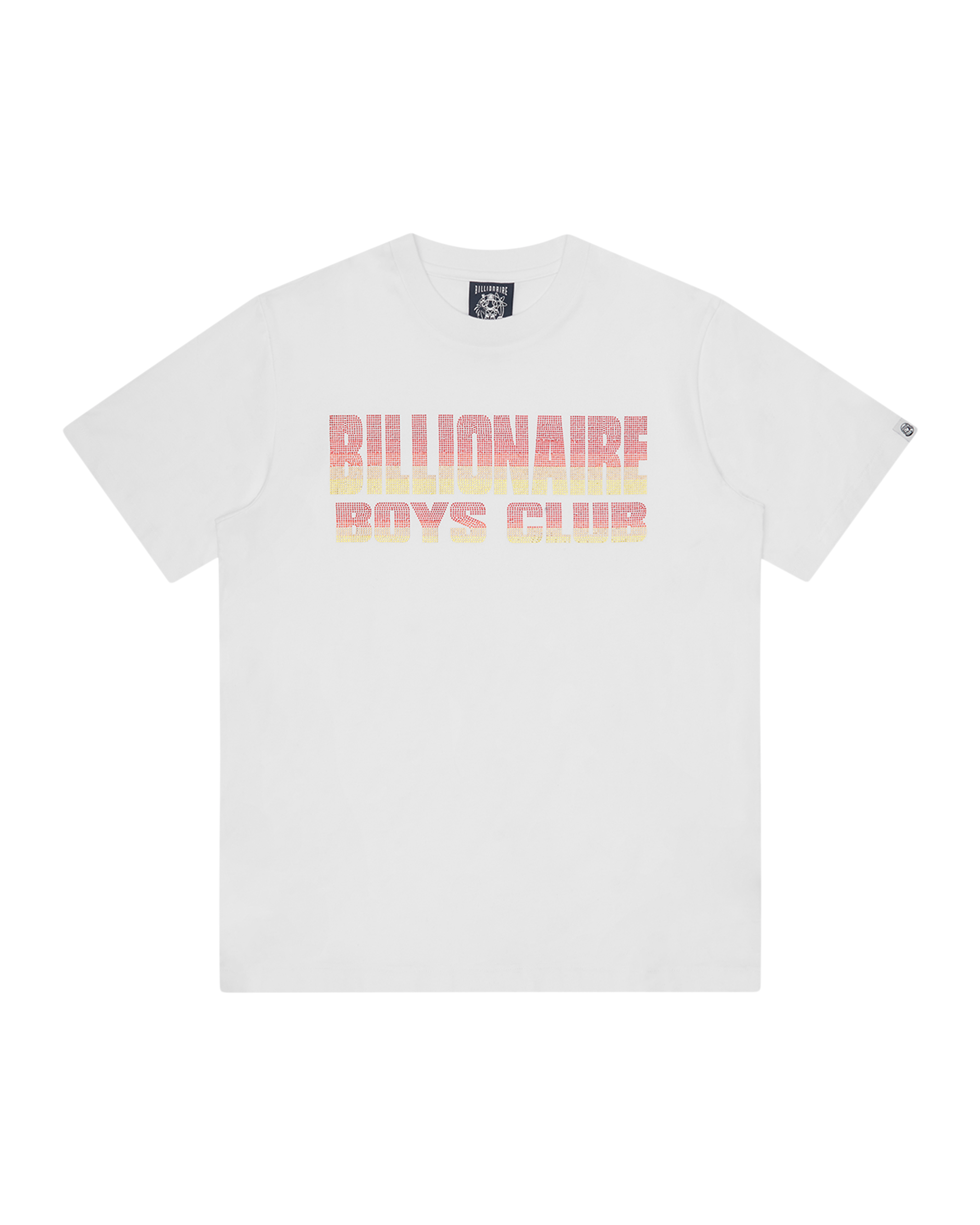 Straight Logo Gradient Diamonte T-Shirt