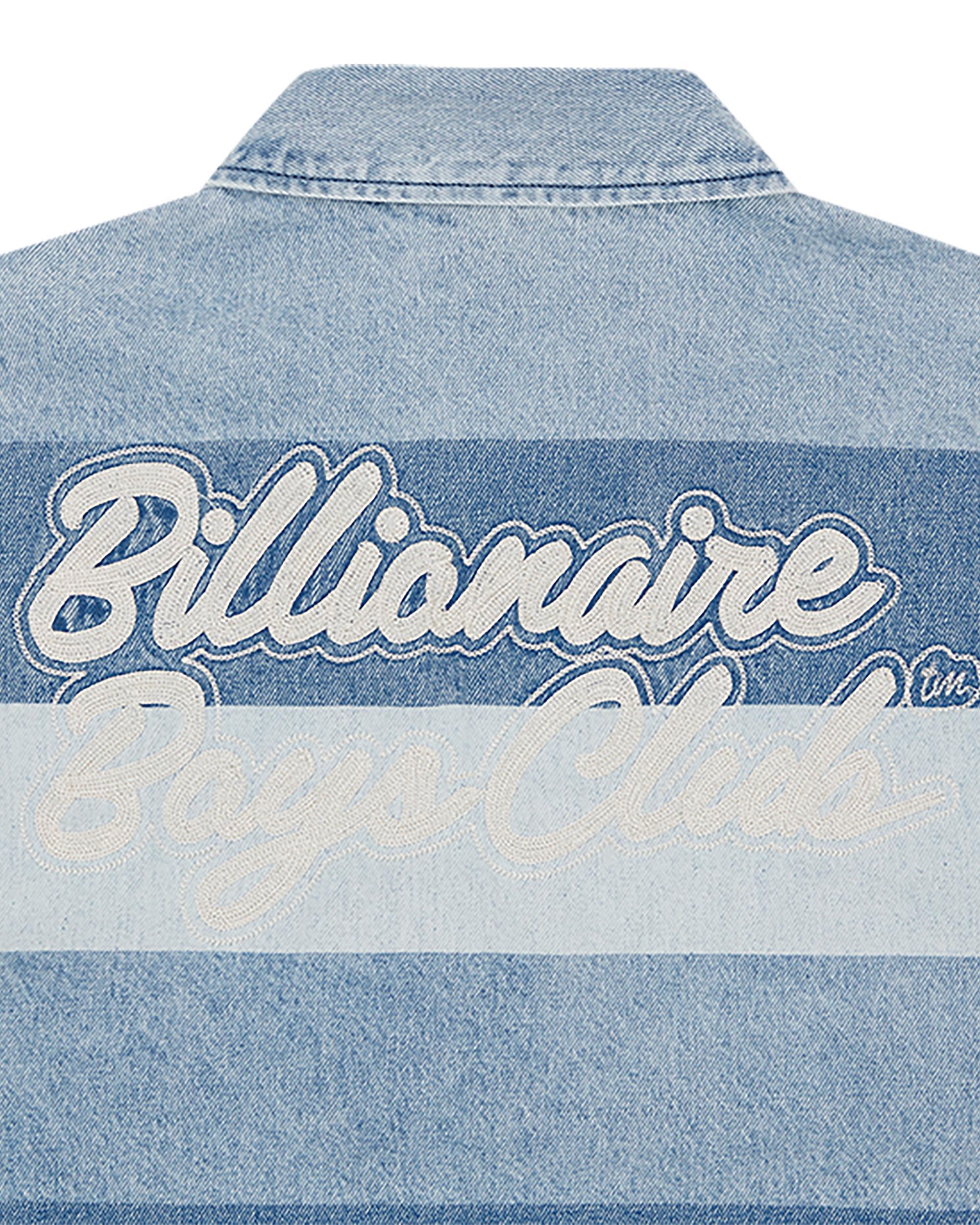 Script Denim Long Sleeve Rugby Shirt - Image 4