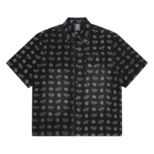 Diamonds & Dollars Oversized Denim Shirt