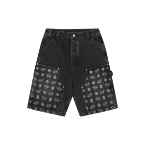 Diamonds & Dollars Denim Carpenter Short