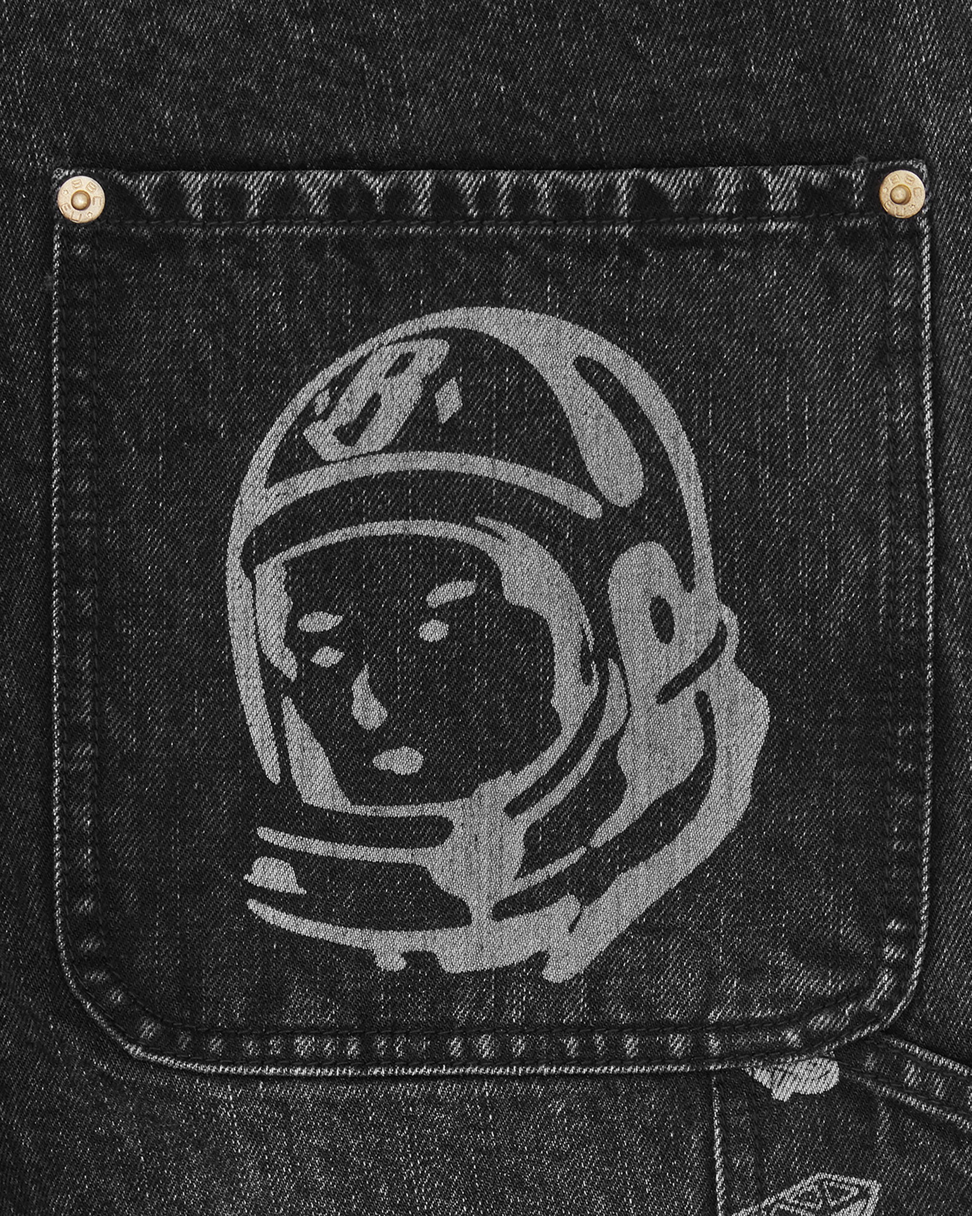 Diamonds & Dollars Denim Carpenter Short - Image 3