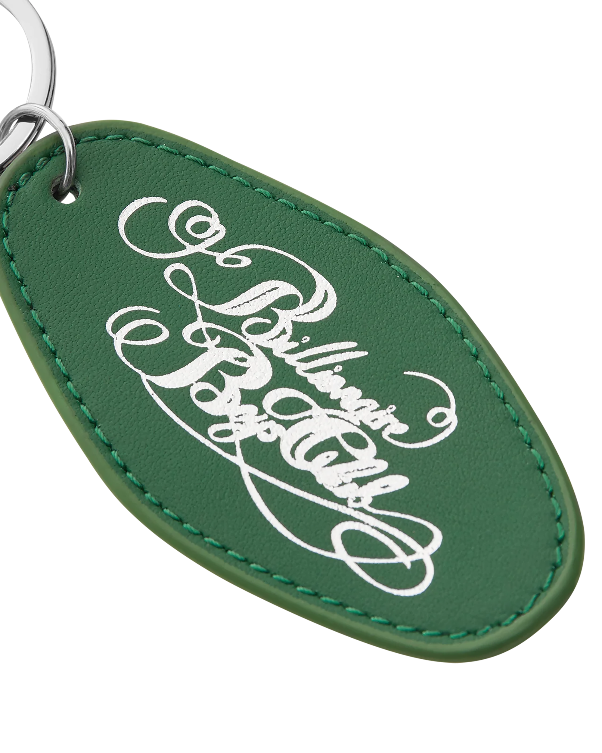 Script Logo Leather Keyring - Image 2