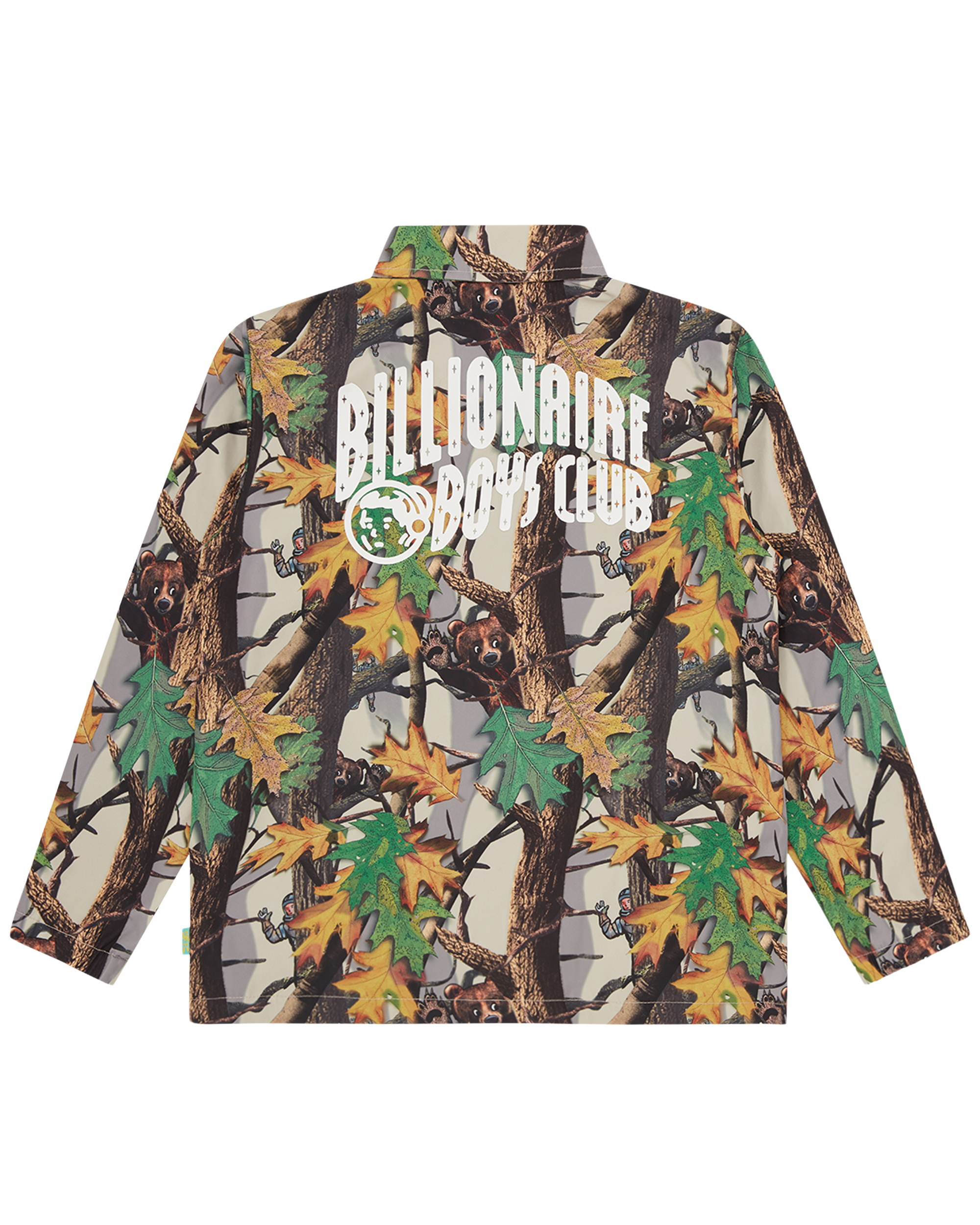 Kids Tree Camo Arch Logo Astro Coach Jacket - Image 4