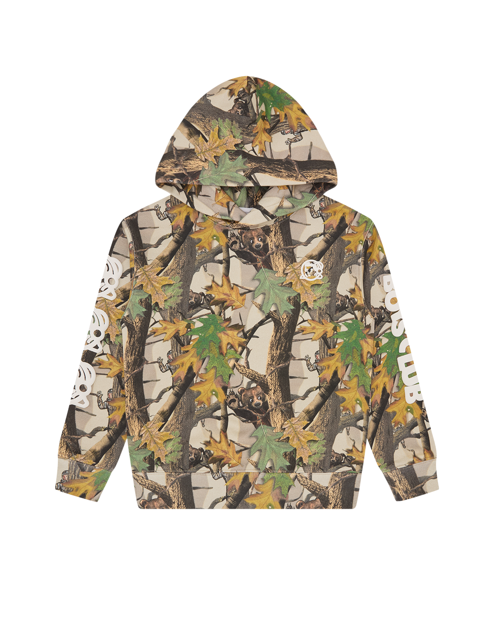 Kids Tree Camo Popover Hood