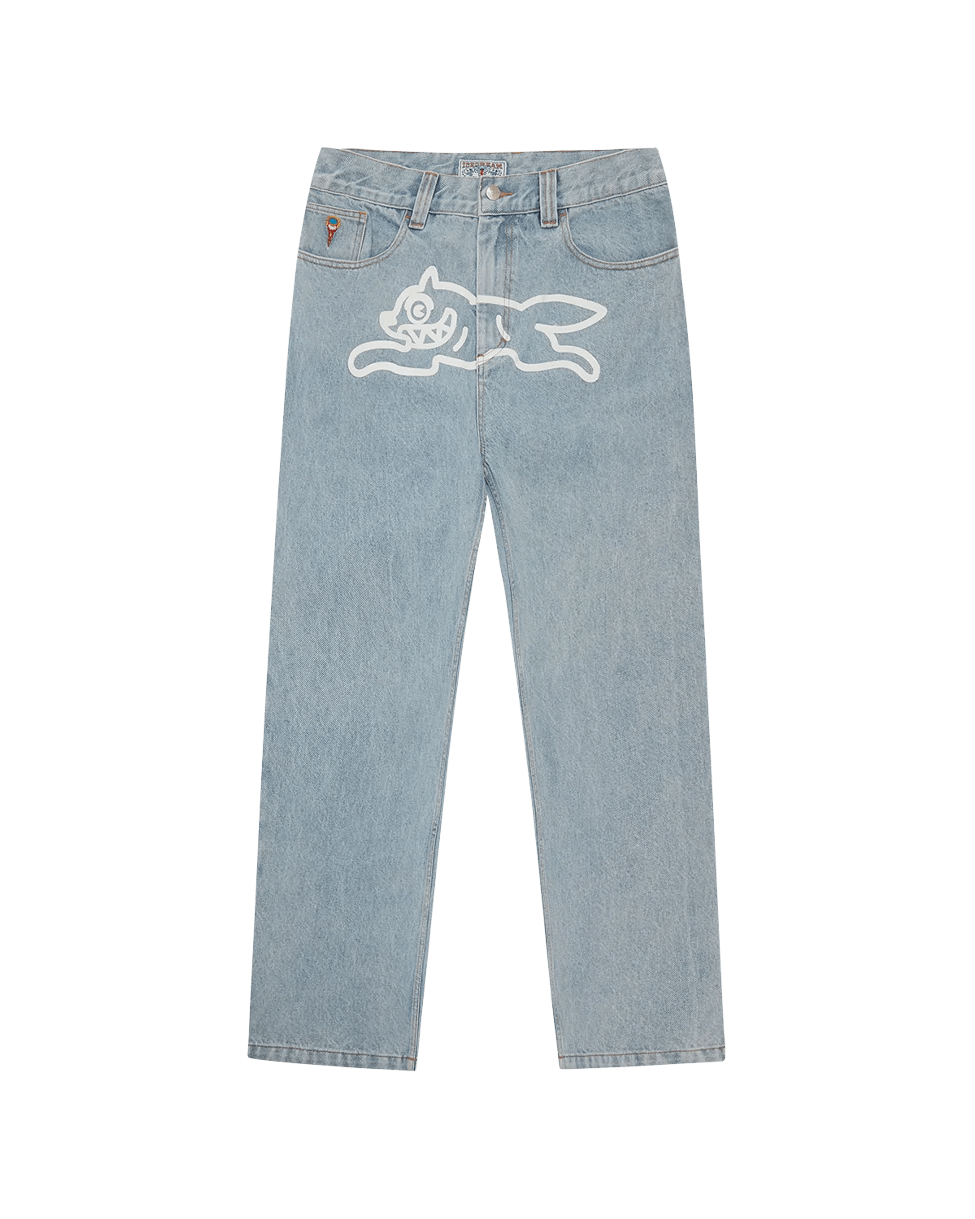 Running Dog Double Scoop Denim Pant