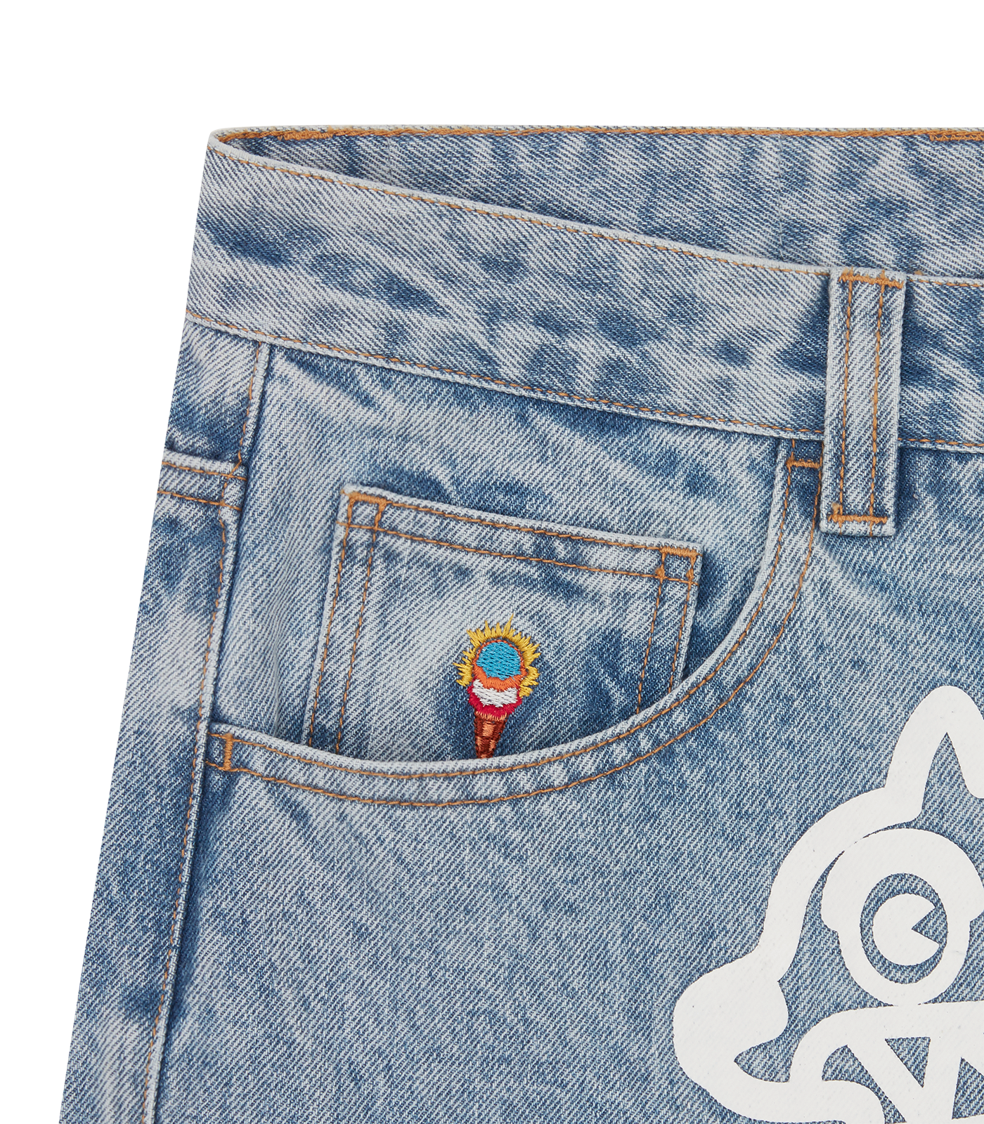 Running Dog Triple Scoop Denim Pant - Image 3