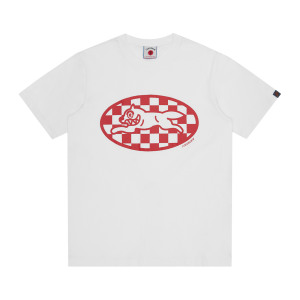 Checker Running Dog T-Shirt