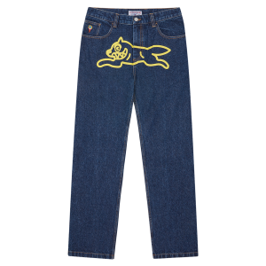 Running Dog Double Scoop Denim Pants