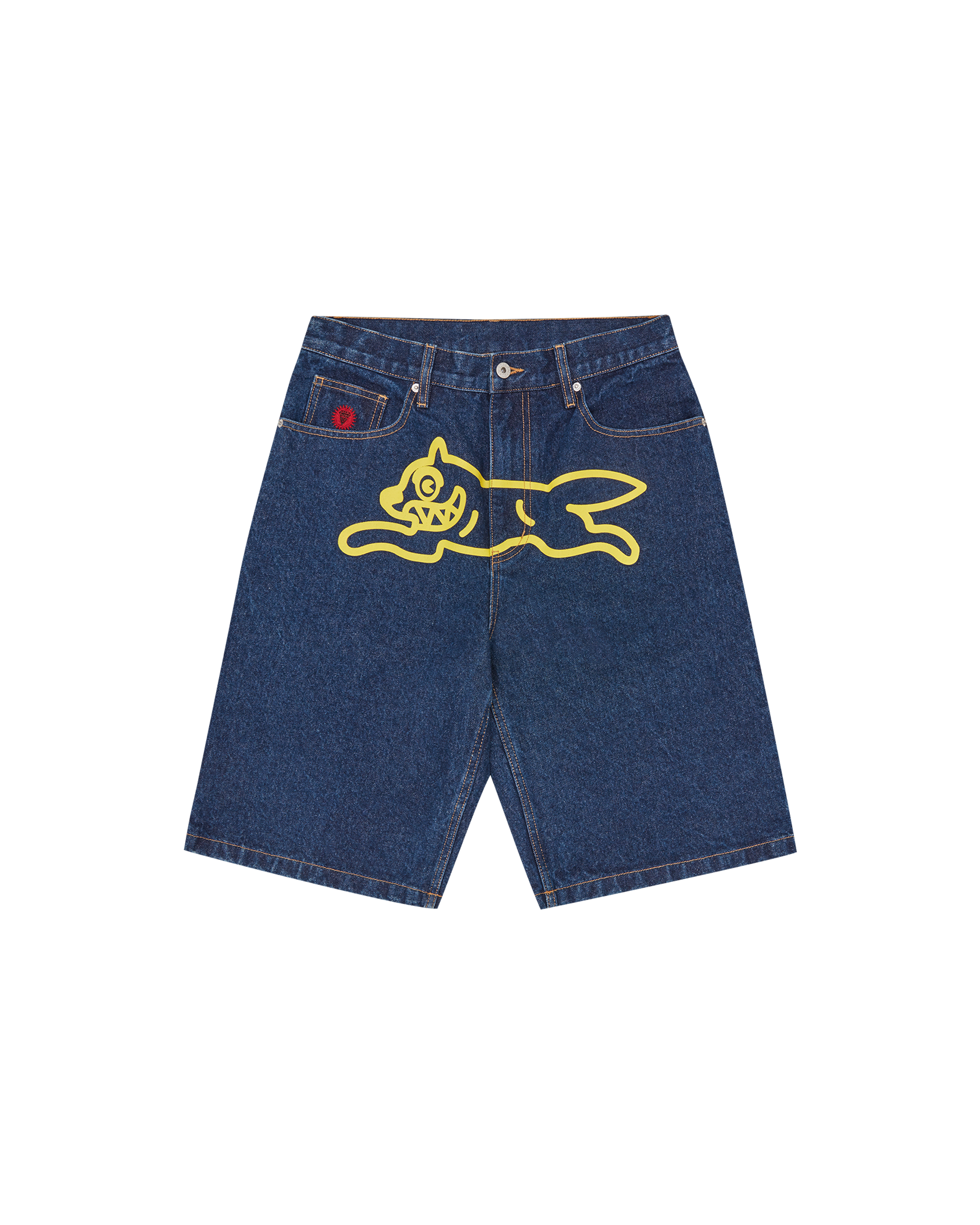 Running Dog Denim Shorts