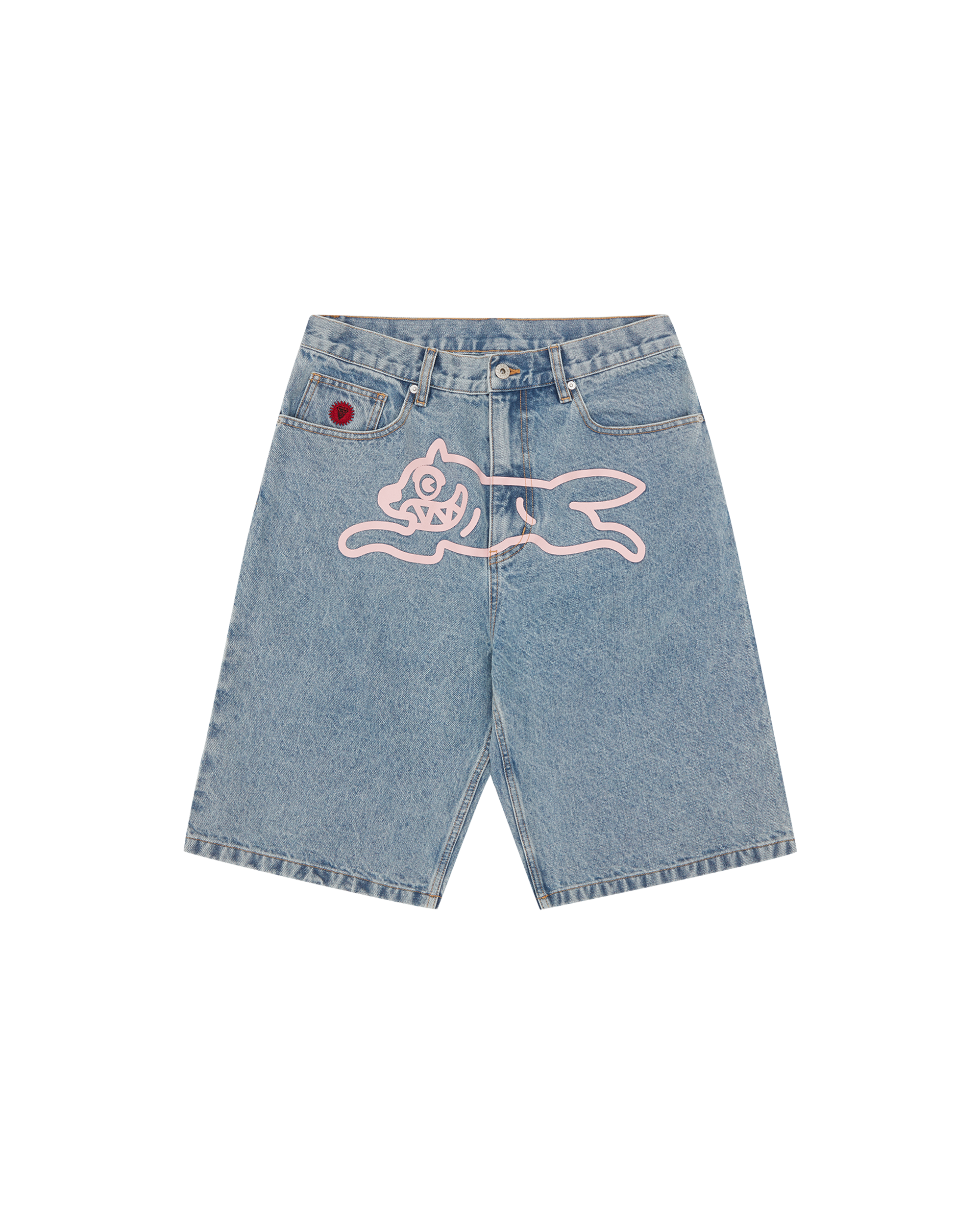Running Dog Denim Shorts