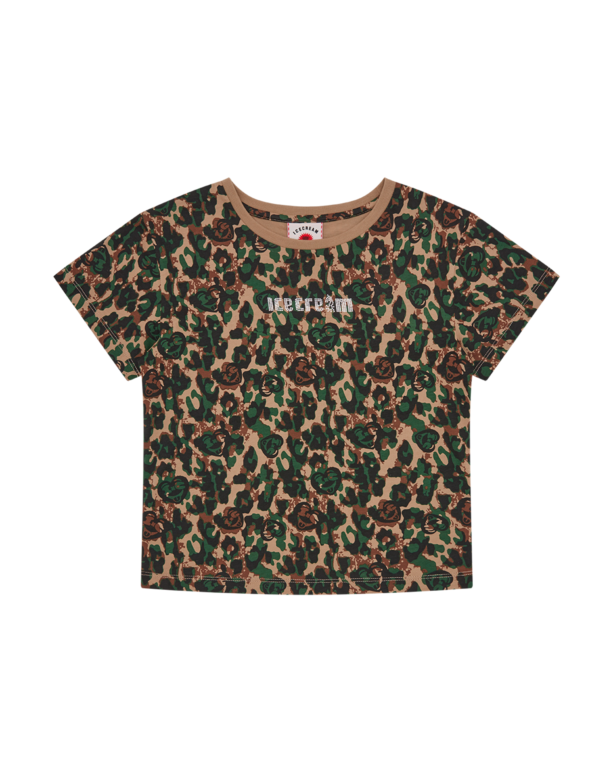 Womens Crystal Soft Serve Baby Tee